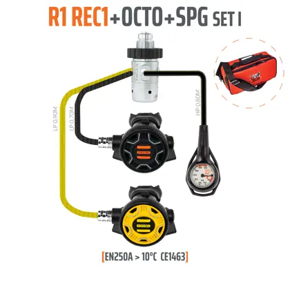 Regulador R1 REC1 set I con octo y SPG - EN250A > 10°C