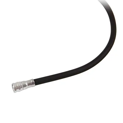 Latiguillos LP 0,65 m negro, goma