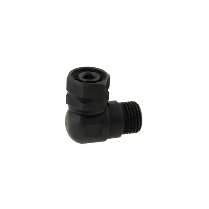 90 degree fixed swivel adaptador para segunda etapa, negro - Military Line