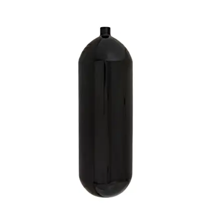 Botella 15 L 203 mm 232 bar, Eurocylinder, solo botella, negro - Military Line