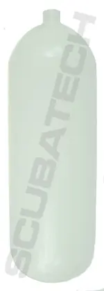 Botella 15 L 203 mm 232 bar, Eurocylinder, solo botella - blanco