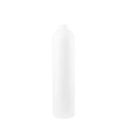 Aluminio botella 7 L 200 bar, Polaris, blanco - solo botella