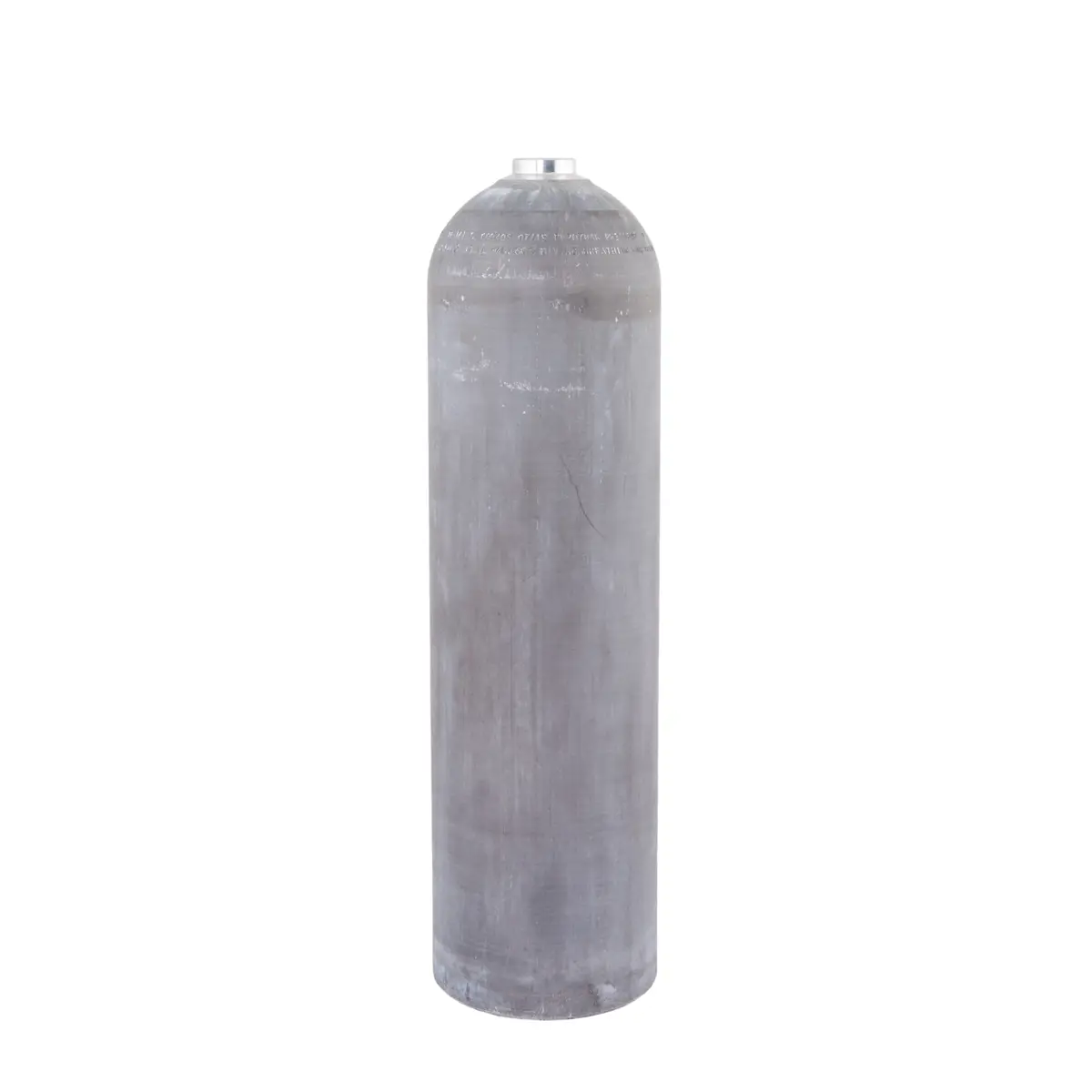 Aluminio botella 11,1 L 200 bar, Polaris, natural (S080) - solo botella
