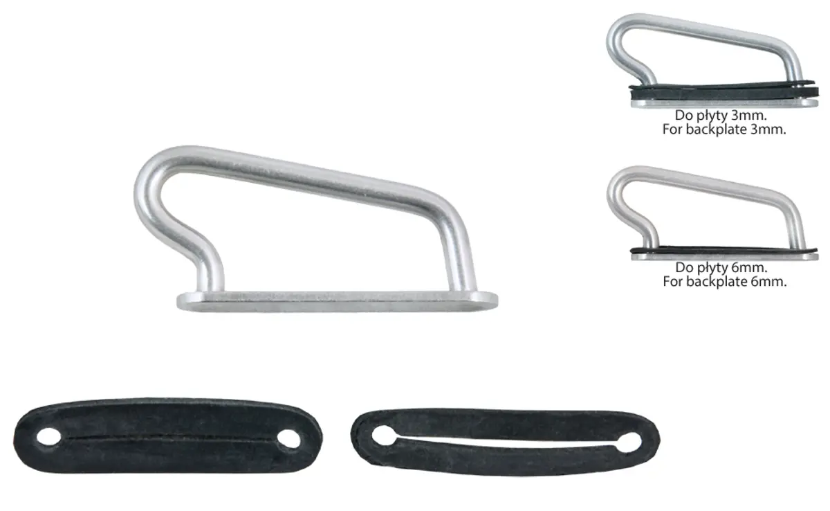 Chinch adaptador con tornillo para 3mm y 6mm placas