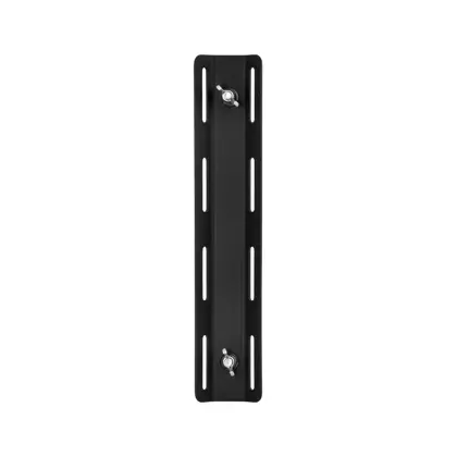 Monobotella aluminio adaptador con tornillos, negro - 7x36cm 270g