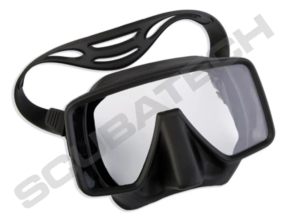 Máscara Frameless Classic, negro silicon matt