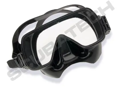 Máscara Frameless, negro silicona