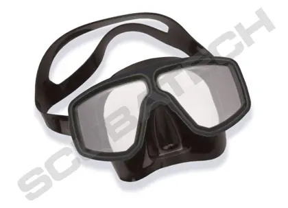 Mask Corsica, black silicone, black frame