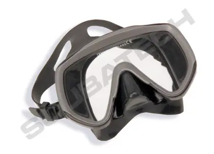 Mask Vision II, black silicone, black frame