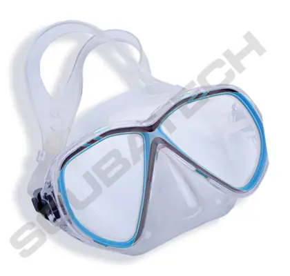 Mask Vision, clear silicone, blue frame
