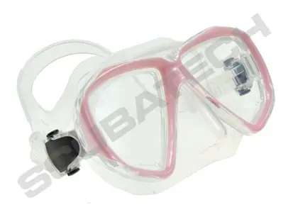 Mask Viper, clear silicone, pink frame