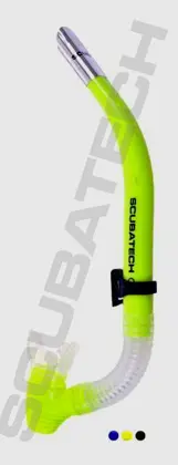 Snorkel SK 02 with valve without freetop yellow
