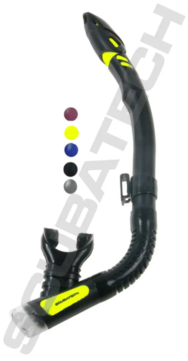 Snorkel SK 09 with valve with freetop black-yellow