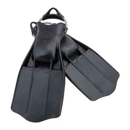 Goma aletas Jetstream con inox muelles para aletas M/L - negro