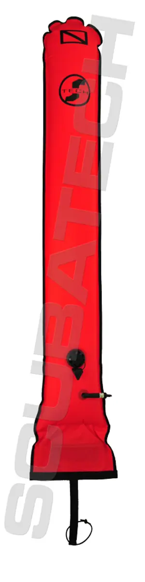 Buoy deco 25/150 cm, pressure release valve, self sealing, orange