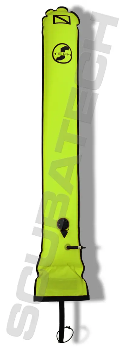 Buoy deco 25/150 cm, pressure release valve, self sealing, yellow