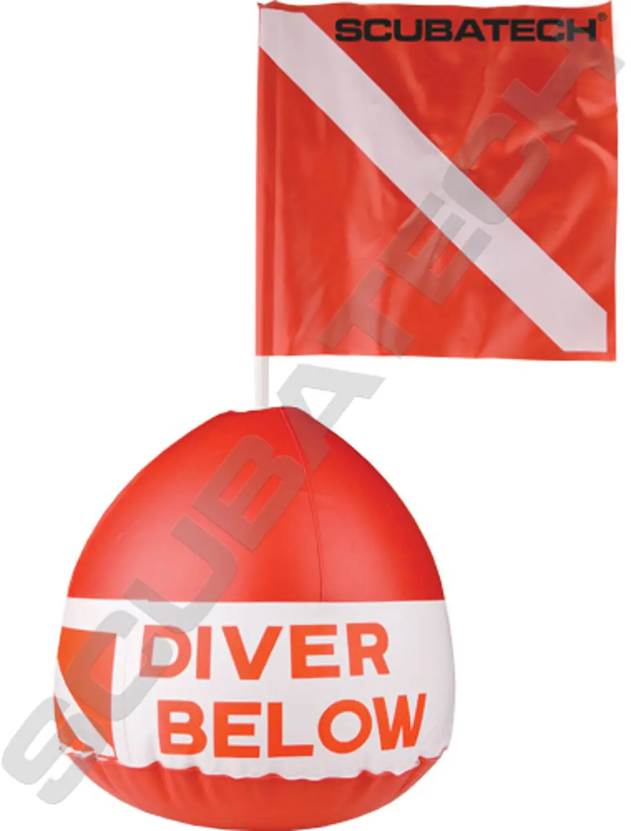 Buoy signal with flag