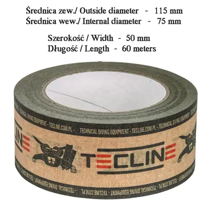 Packing tape ECO Tecline 60m