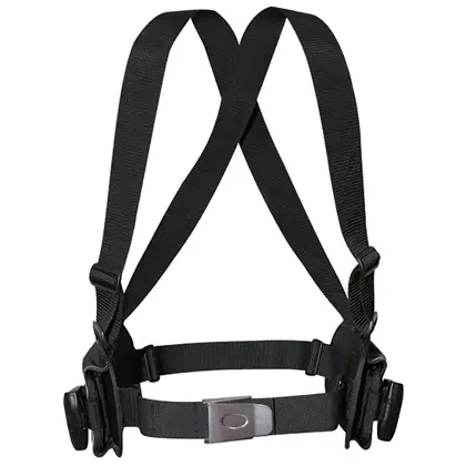 Weight belt with suspenders