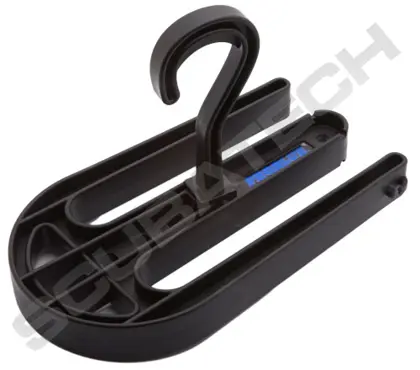 Hanger for dry suits with boots