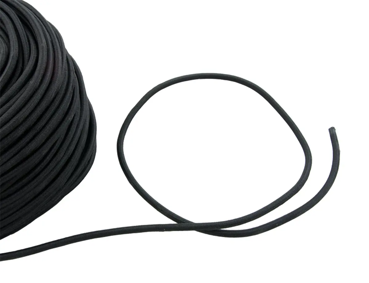 Bungee 6 mm, black