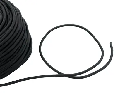 Bungee 6 mm, black