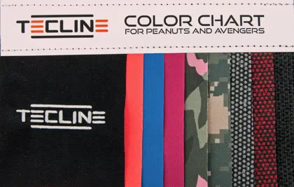 Fabric color chart para Peanuts y Avenger