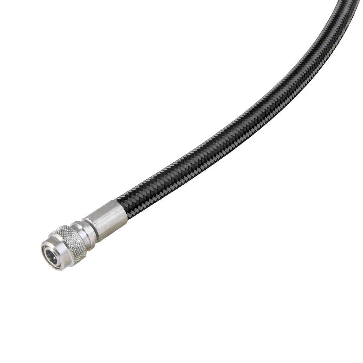 XTR inflator hose 0,61 m, Carbon