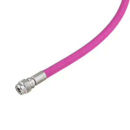 XTR inflator hose 0,75 m, pink