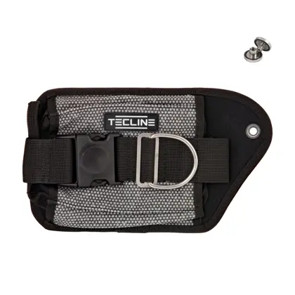 Double bolsillo de lastre gris Kevlar, izquierda - Tecline