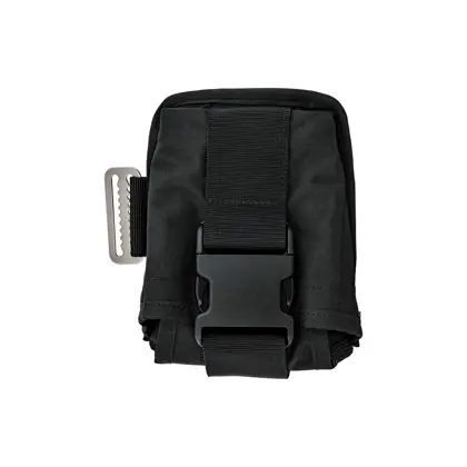 Double bolsillo de lastre soft, derecha, negro - TecLine