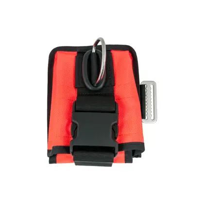 Double bolsillo de lastre soft, izquierda, naranja - Tecline