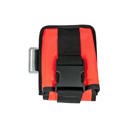 Double bolsillo de lastre soft, derecha, naranja - Tecline