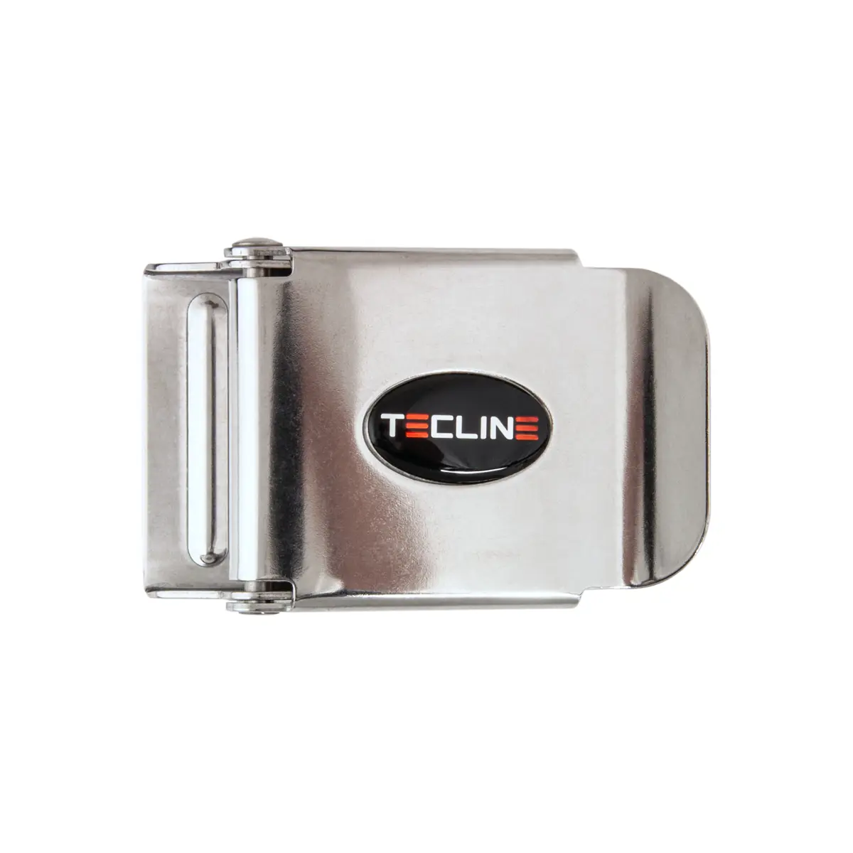 Inox belt hebilla 50 mm con logo - TecLine
