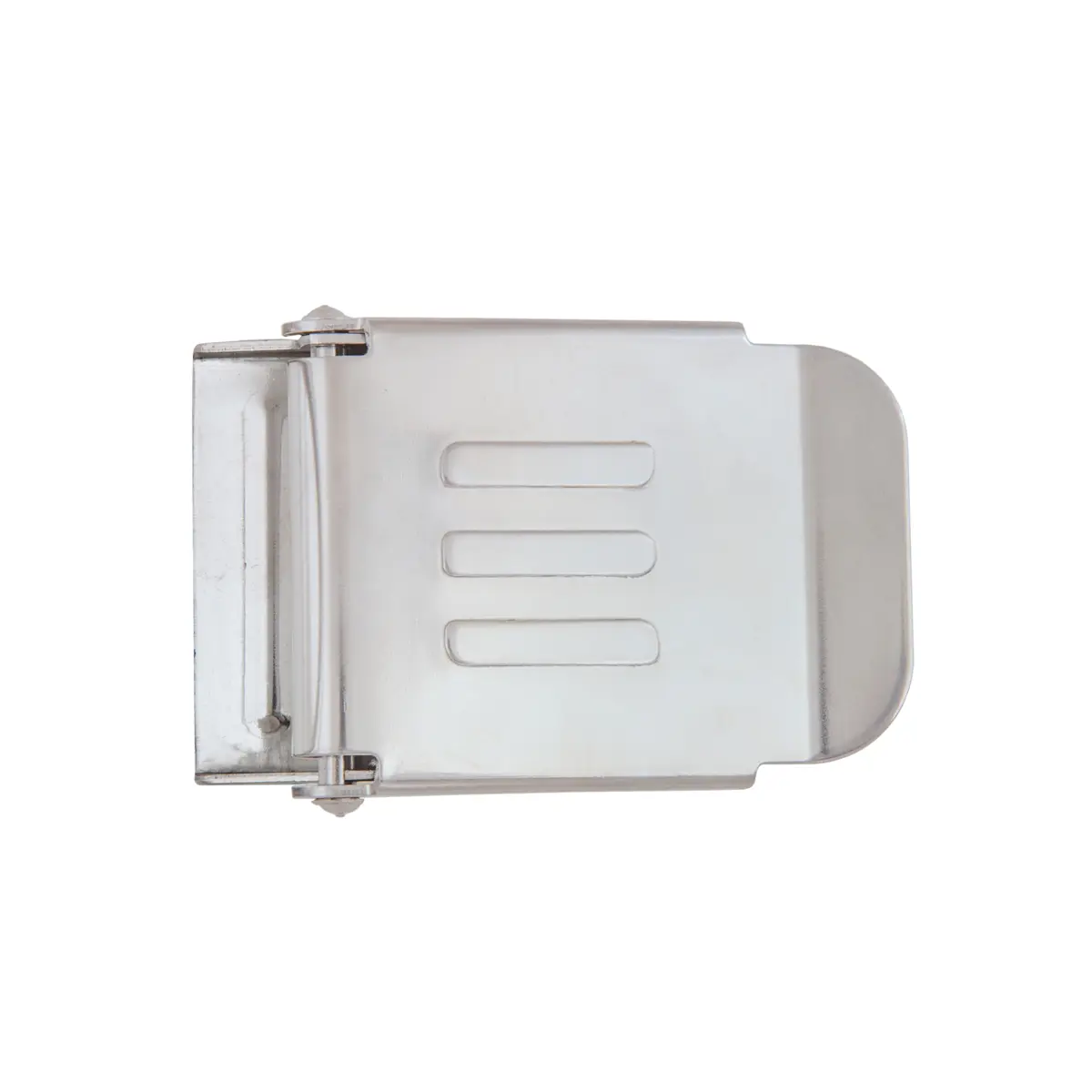 Inox belt hebilla 50 mm con embossed logo E