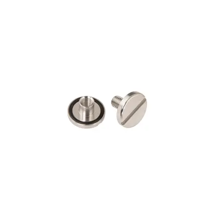 Inox tuerca y bolt con junta tórica largo (14 mm)