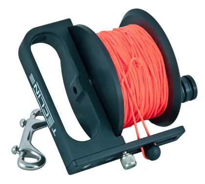 TecLine carrete Explorer Cave 380ft/115m - delrin wheel