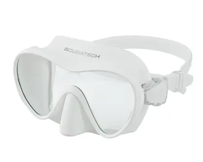 TecLine Frameless View máscara, blanco