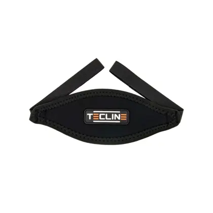 Neopreno máscara strap con velcro 16mm wide - TecLine logo