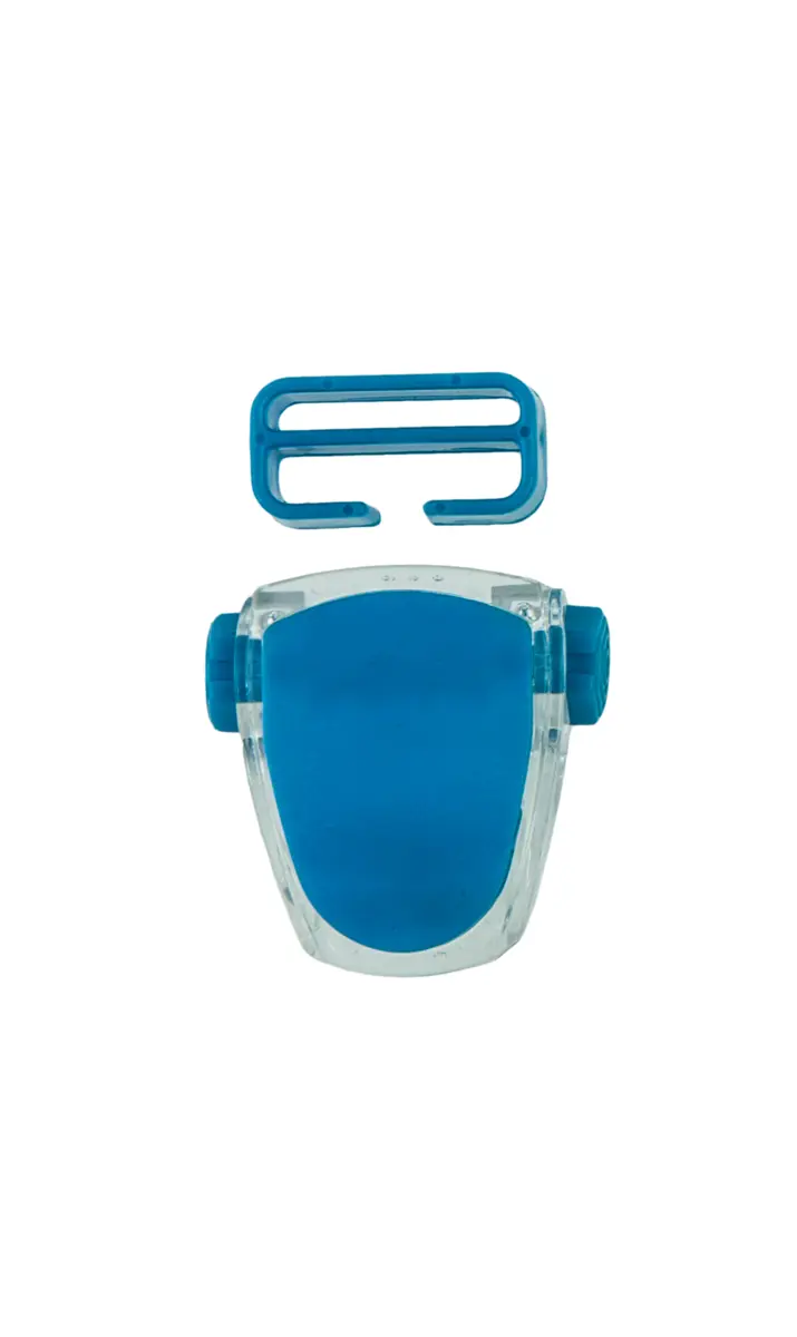 Hebilla para máscara Frameless neón, Viper, Tiara II - neón azul