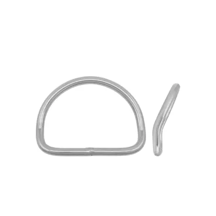 D-rings 50 mm x 5 mm, bent