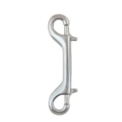 Inox double ender snap 115 mm