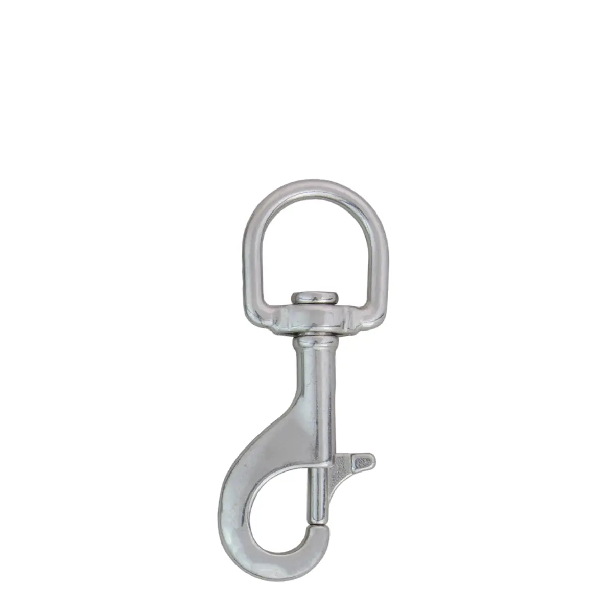 Mosquetón inox 88 mm, "D" type eye