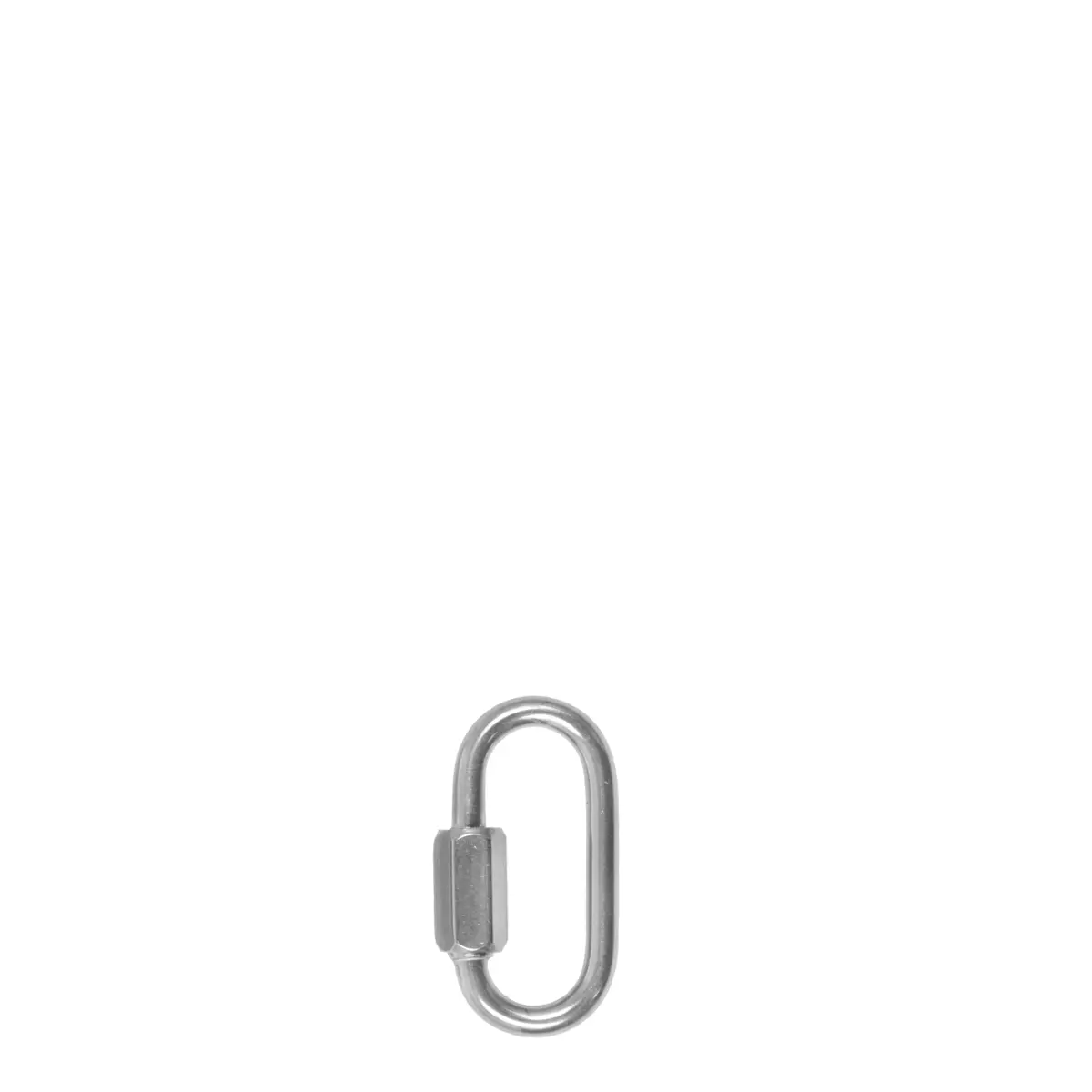 Inox oval snap con tuerca 40 mm
