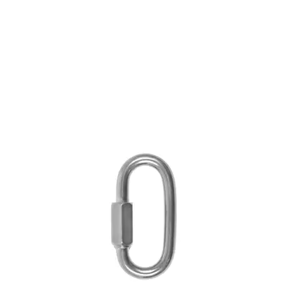 Inox oval snap con tuerca 60 mm
