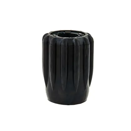 Grifería pomo 51 mm, soft, negro