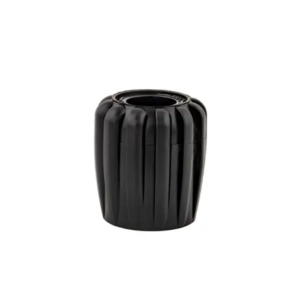 Grifería pomo 42 mm, plástico ABS, negro