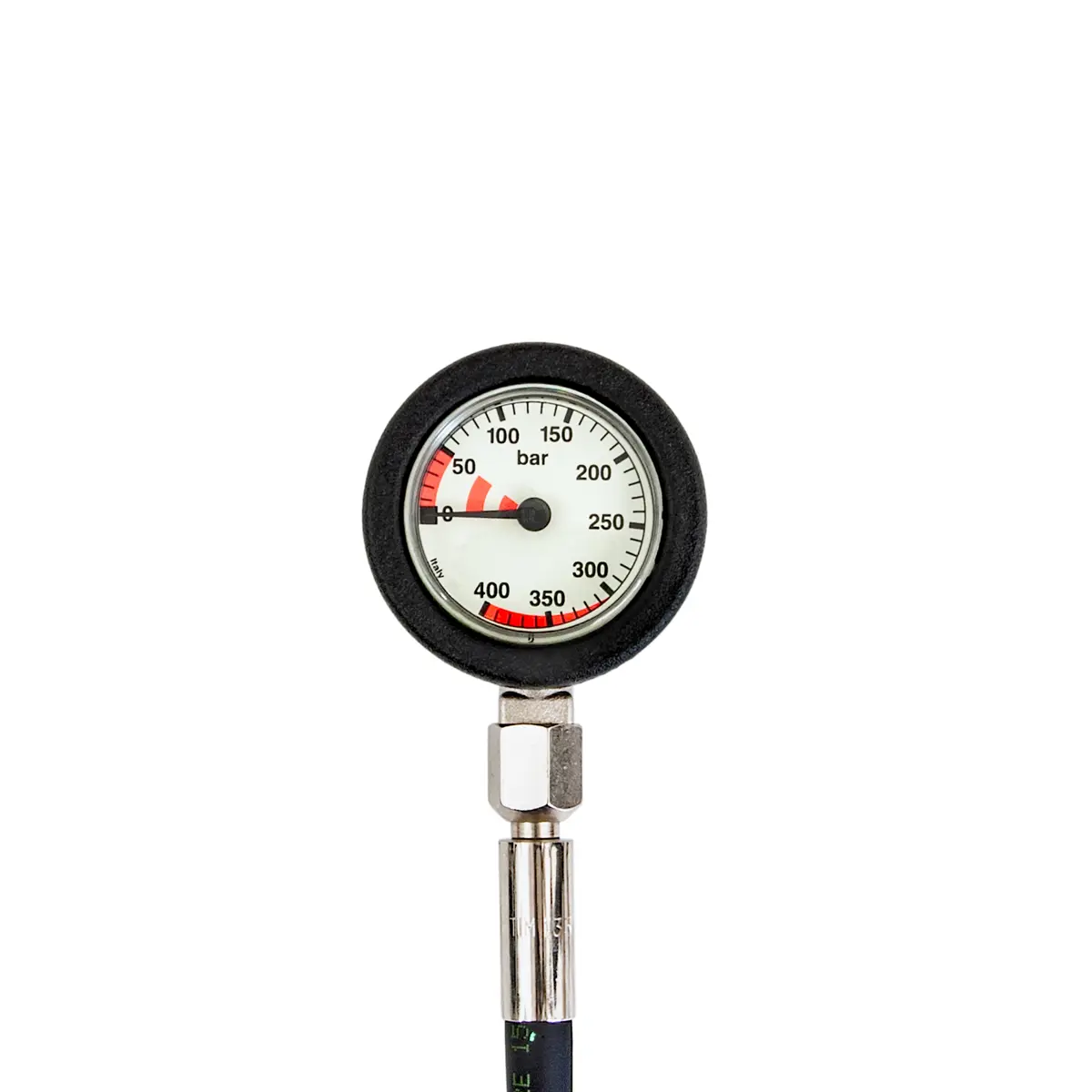 SPG TecLine sidemount 52 mm, scale 400 bar, presión de trabajo 300 bar, latiguillos HP 20 cm