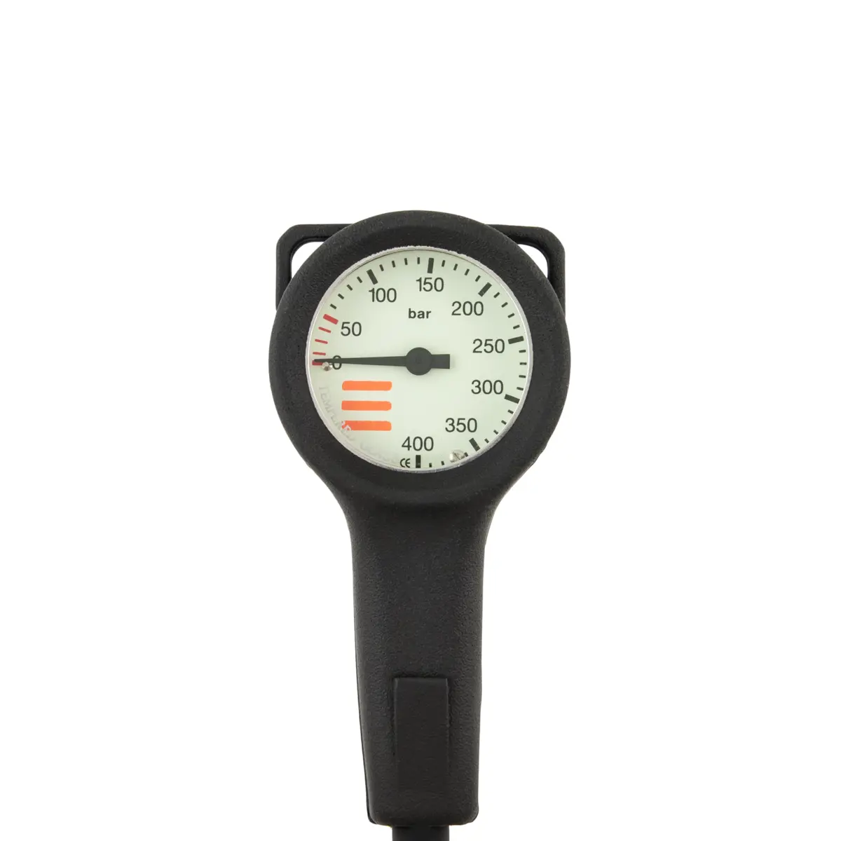 SPG TecLine Slim 52 mm, scale 400 bar, presión de trabajo 300 bar, latiguillos HP 80 cm