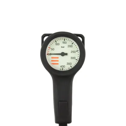SPG TecLine Slim 52 mm, scale 400 bar, presión de trabajo 300 bar, latiguillos HP 80 cm